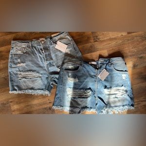 Zenana Jean shorts NWT